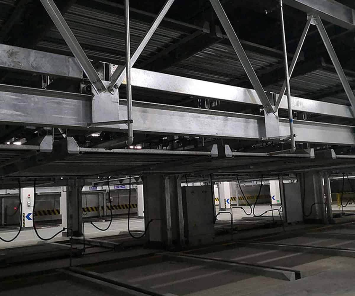 梁河縣兩層機械式立體停車設(shè)備改造