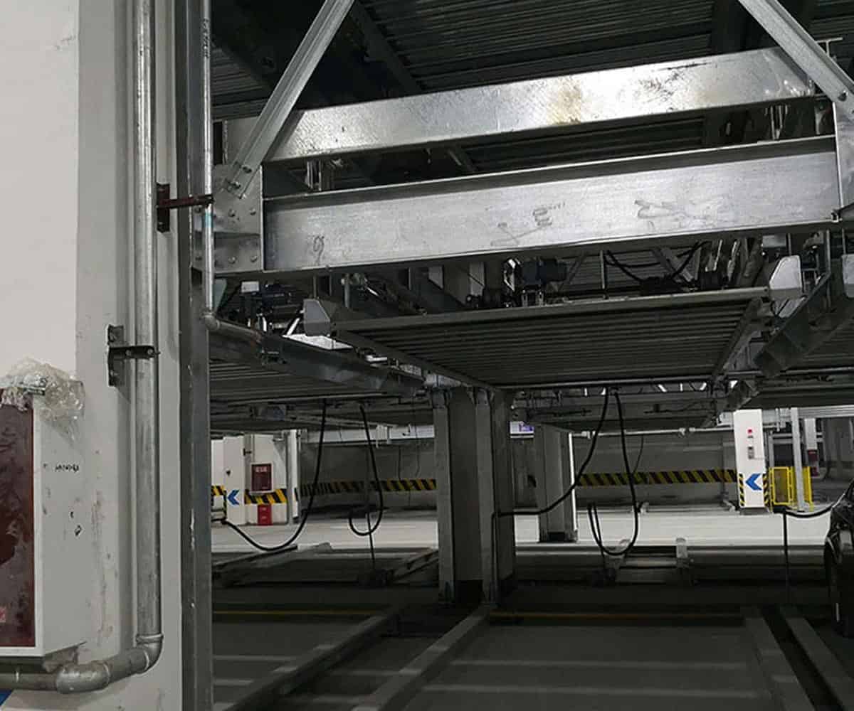 地下室簡易升降機械式立體停車設備拆除