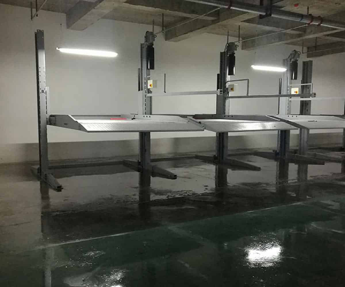 建水縣兩層升降平移機械停車設備二手