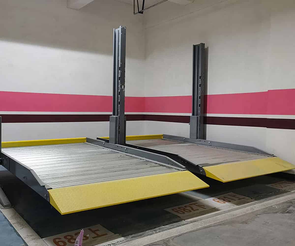 地下室簡易升降機械停車位拆除