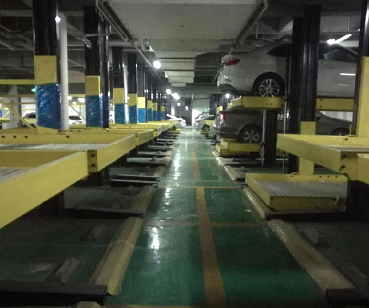 雙柱升降式機械停車場維保