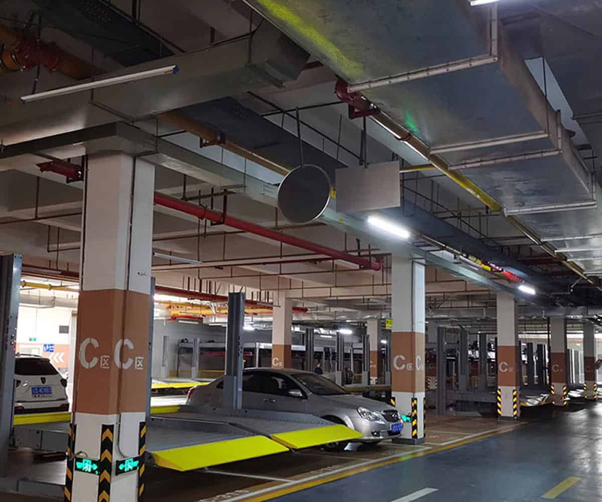 三層PSH型停車設(shè)備過驗(yàn)收