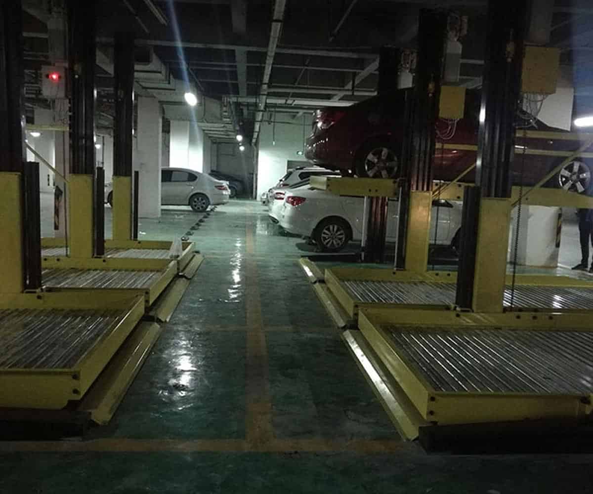 江城縣四柱簡易式立體停車設(shè)備出租