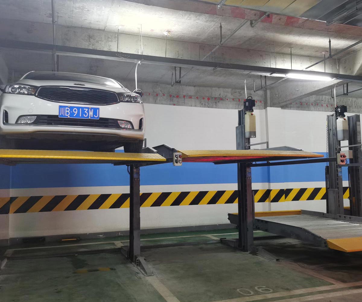地下室簡(jiǎn)易類(lèi)立體停車(chē)租賃