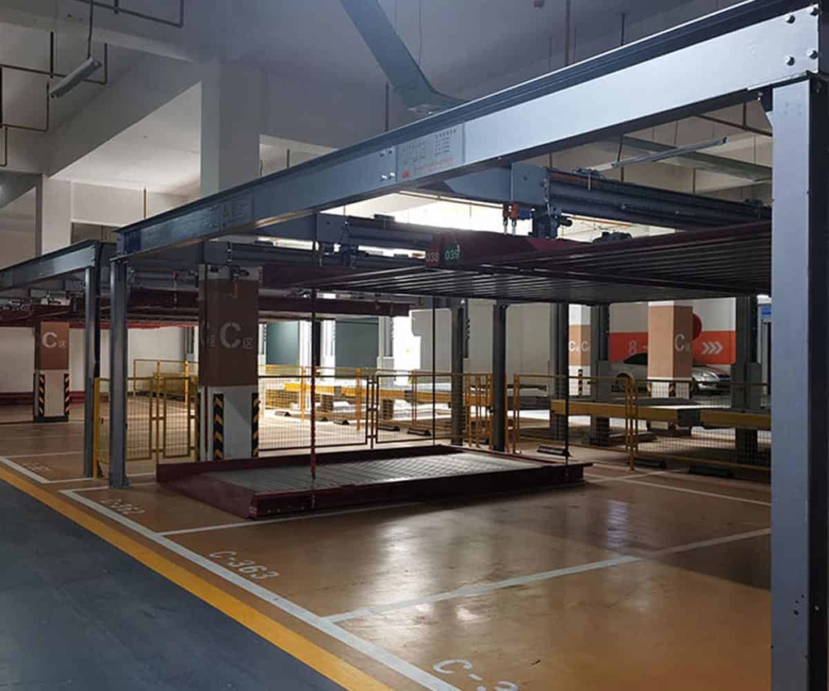 云龍縣2層簡(jiǎn)易升降類立體停車場(chǎng)拆除