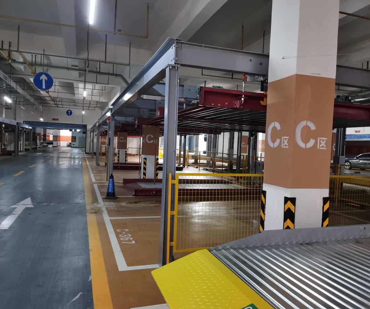 陜西省地下室簡易升降類機械停車場