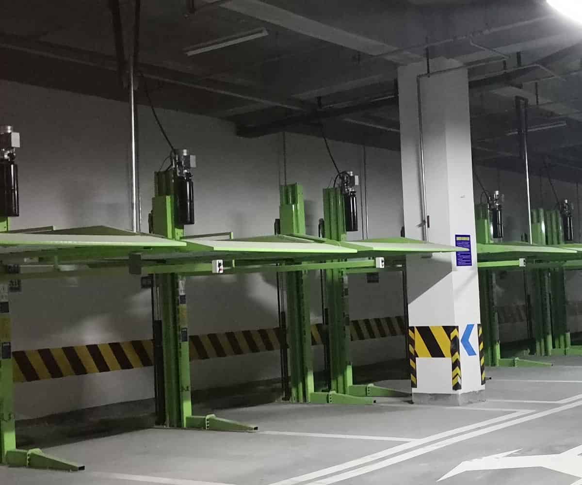 建水縣雙柱簡易升降立體停車位