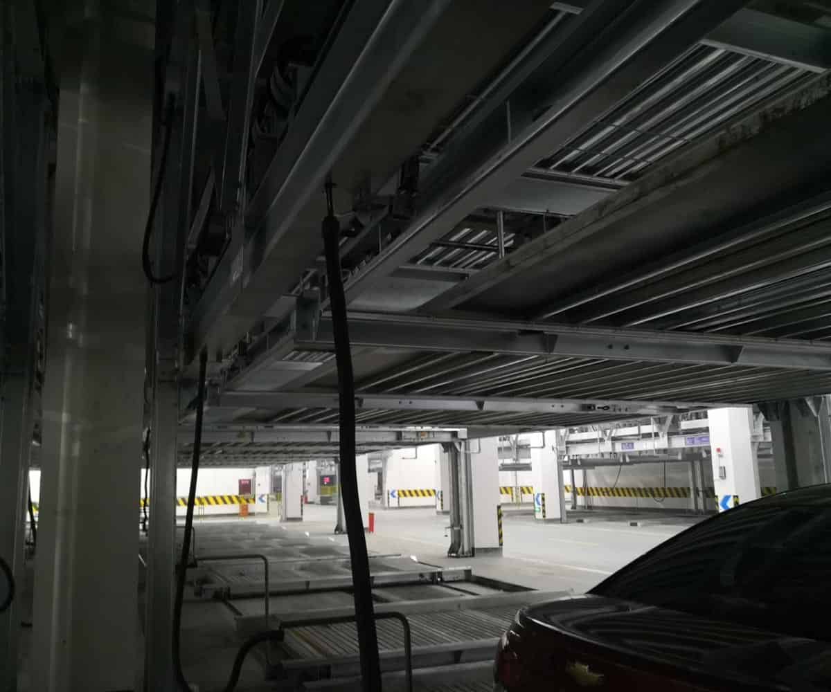 建水縣PSH2重列二層升降橫移機械式立體停車庫
