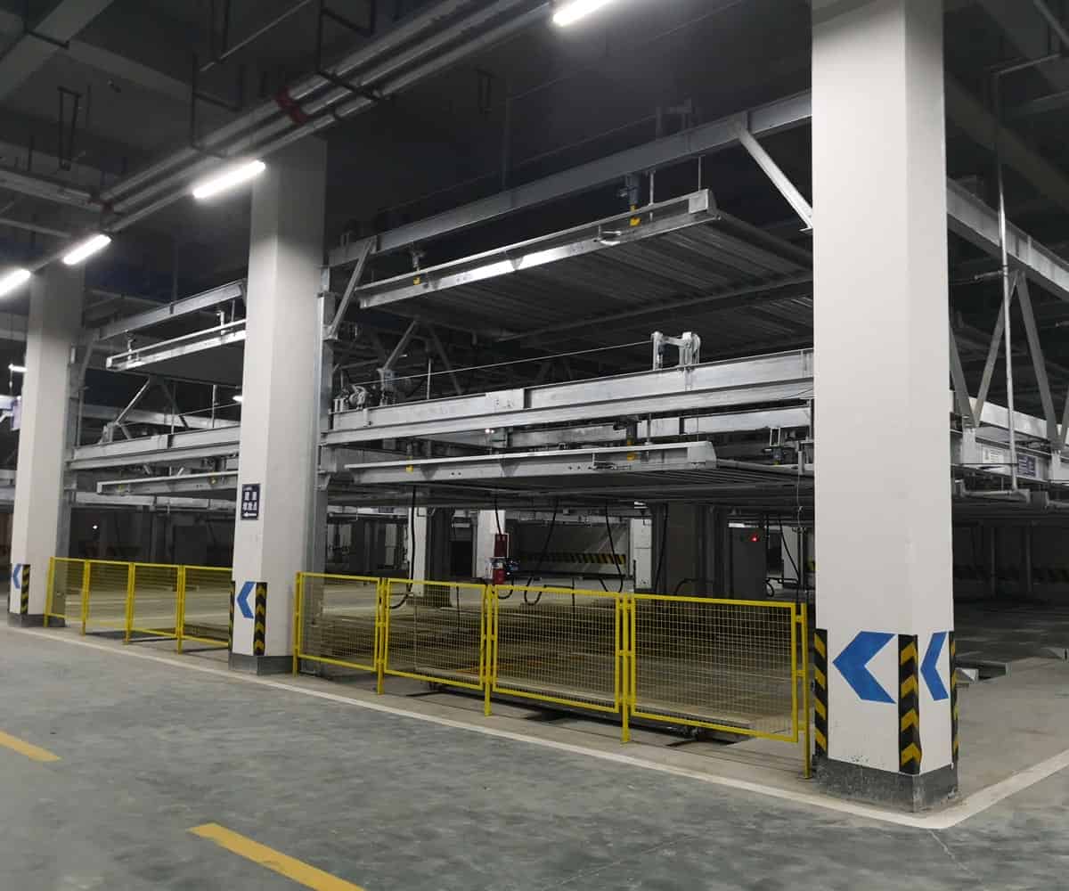 PSH5五層升降橫移機械式立體停車庫