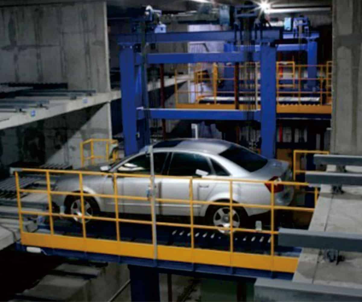 江城縣自動巷道堆垛式停車設(shè)備